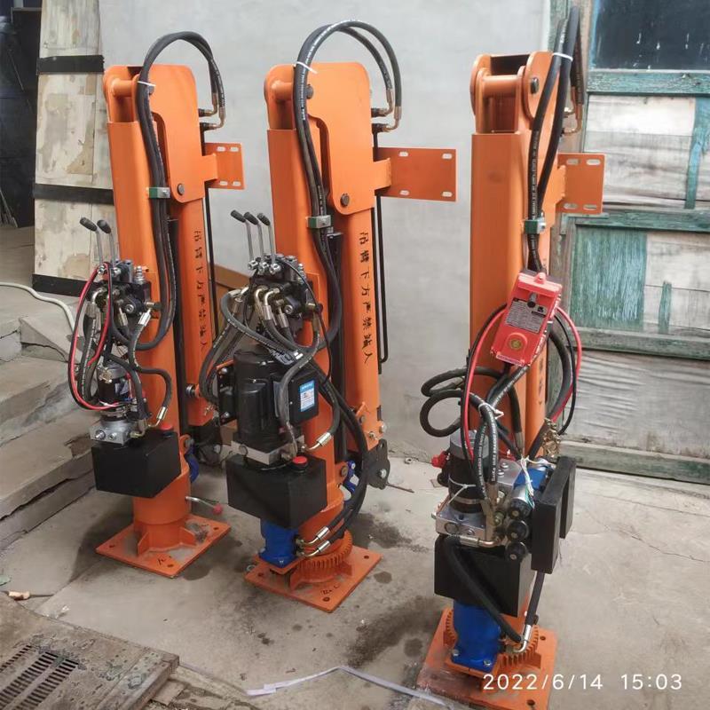 深水埗区重汽蓝牌随车吊 3.2吨 国六动力强 液压驱动 农用自卸起重机